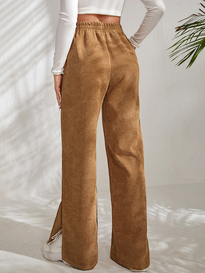 Variant image for Högmidjade Dam Shorts Med Veckade Detaljer I 100% Bomull-1