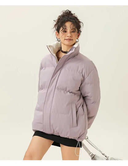 Variant image for Dam Fritidjacka Brant Krage Tjockt Bomullsmaterial-10