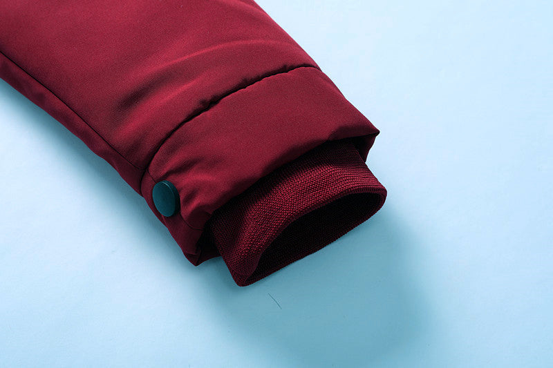 Damjacka Vadderad med Huva och Snörning i Fleece och Polyester 4