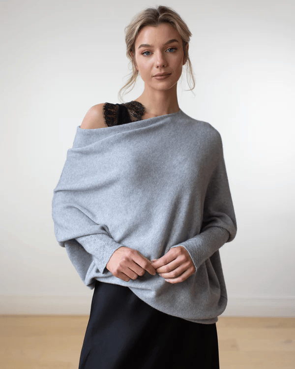 Variant image for Dam Tröja Off-Shoulder Mjuk Tygdesign-1