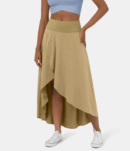 Variant image for Dam Midi Kjol med Inbyggda Shorts i 4-vägs Stretchmaterial-6