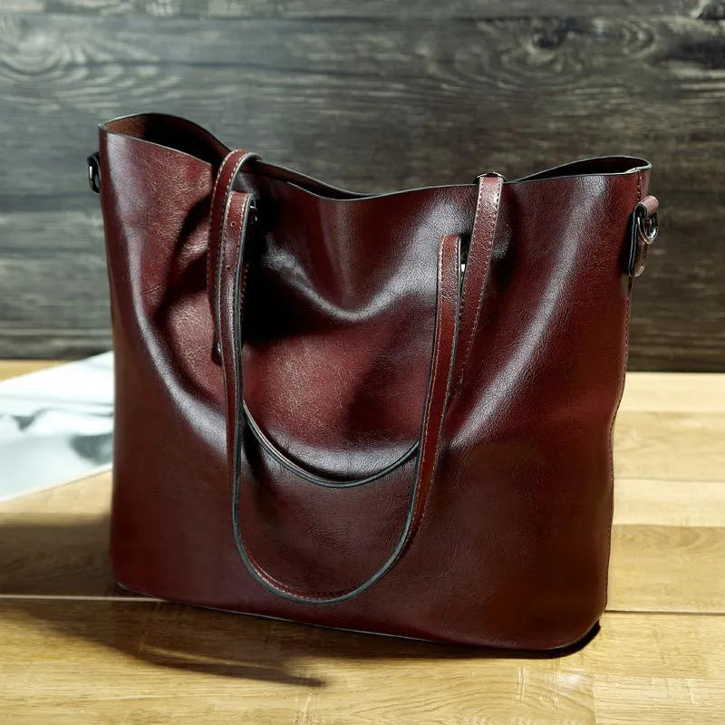 Variant image for Dam Axelväska Vintage Skinn-1