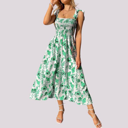 Variant image for Maxiklänning Dam med Slingor och Korptopp i Polyester-11