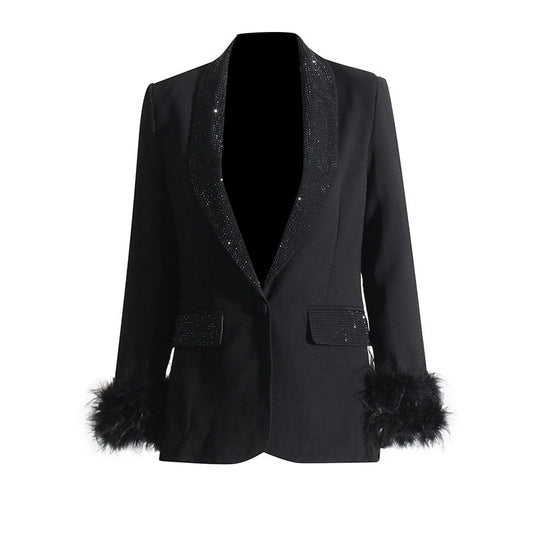 Kvinnors Kostym Elegant Polyester-1