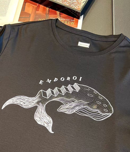 Variant image for Dam T-shirt Rund Hals Mjuk Bomull med Sidenaccenter-6