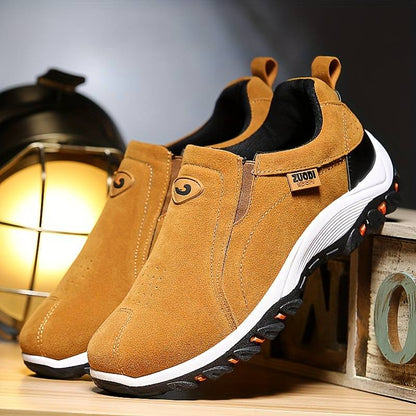 Herr Sneakers Ortopediska Vattentåligt Läder Skor-2