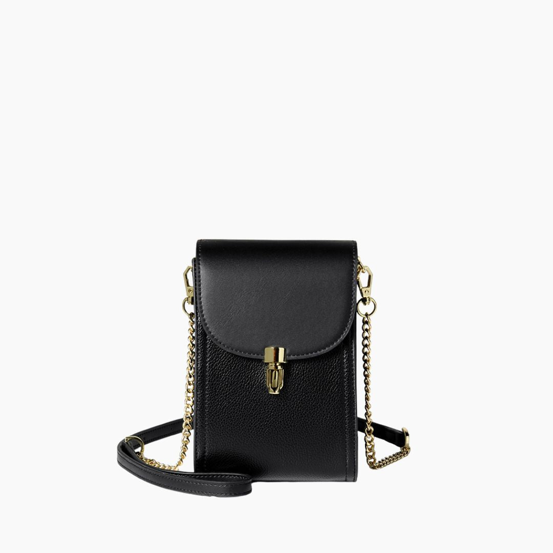 Dam Axelväska Veganläder Elegant Justerbar Rem Kompakt 18,5 cm 8