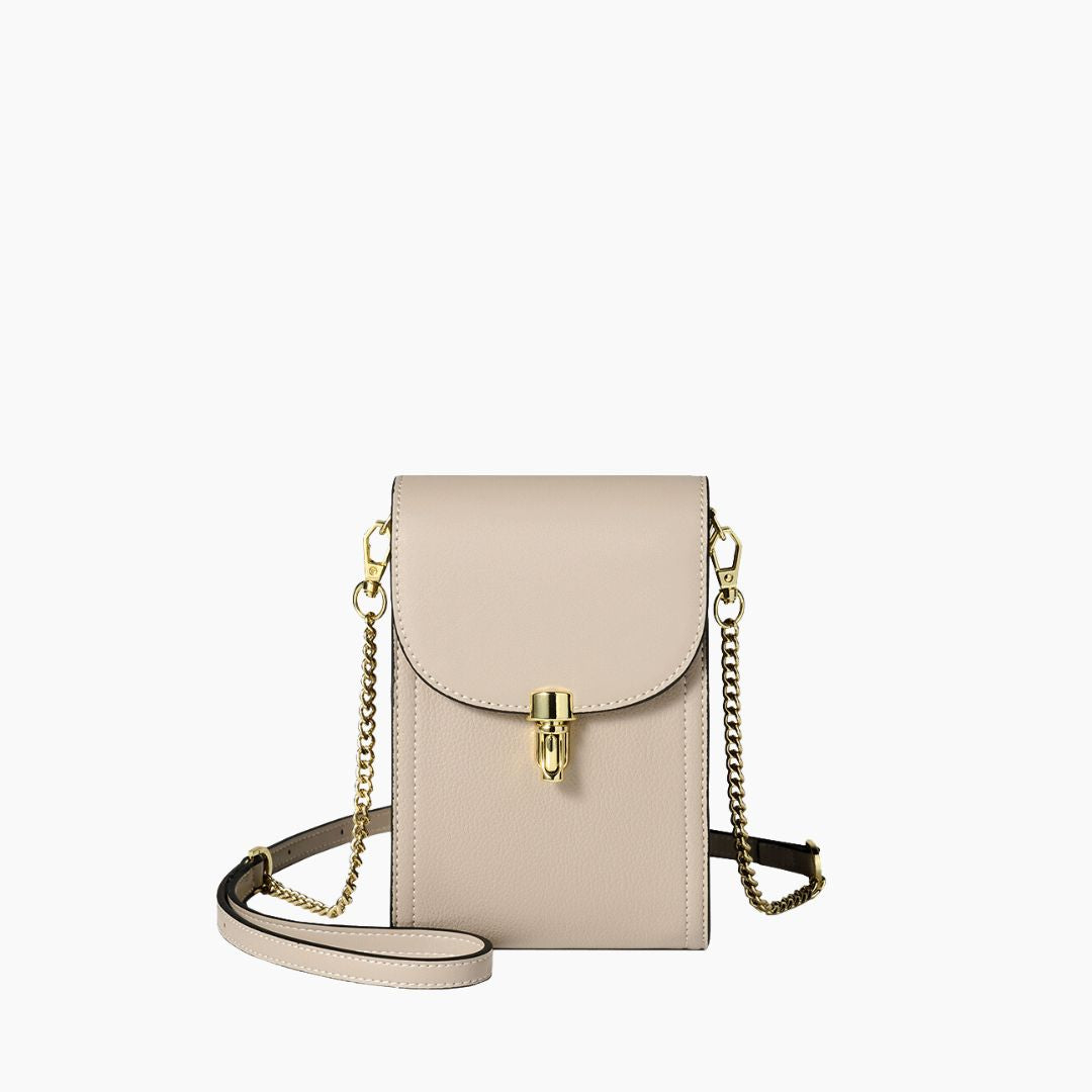 Dam Axelväska Veganläder Elegant Justerbar Rem Kompakt 18,5 cm 1