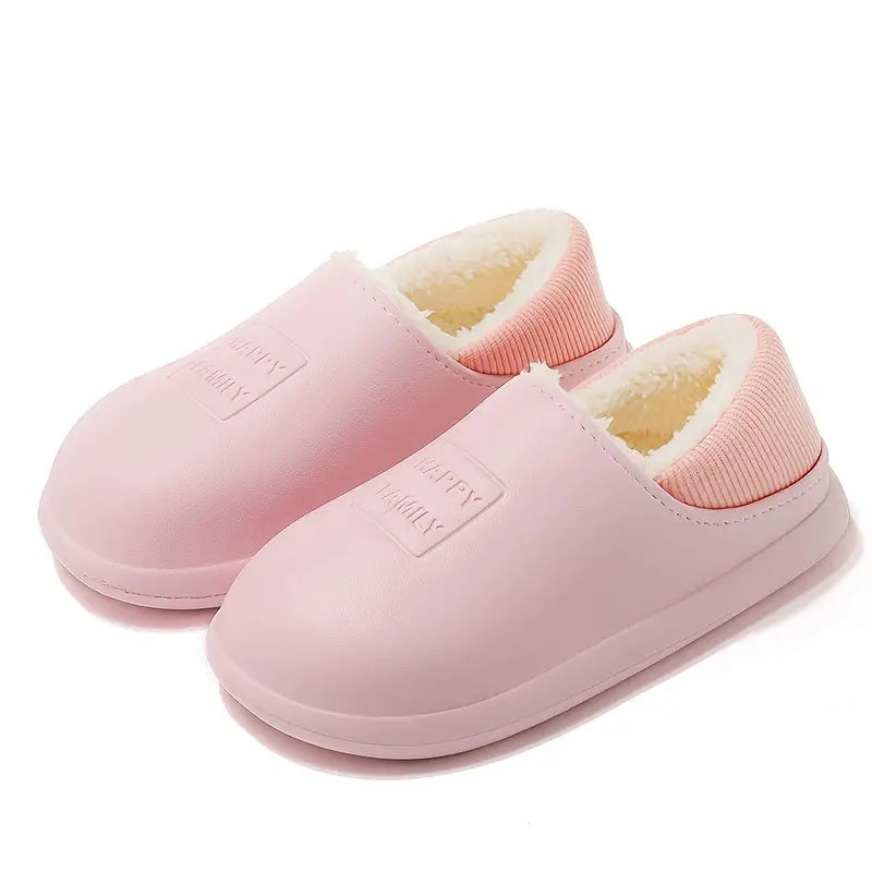 Variant image for Dam Tofflor Plysch Bekväma och Varma Slip-On Design-11