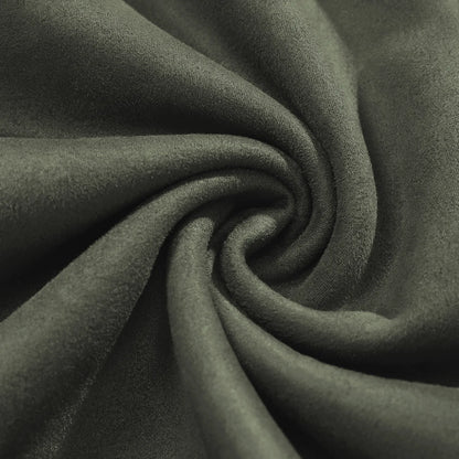 Herr Tröja Långärmad Rund Halsringning Mocka-4