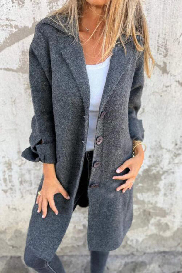 Kvinnor Midi Kappa Klassisk Stil Mjuk Tyg-2