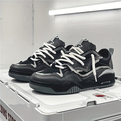 Herr Sneakers Skate Stil Geometrisk Syntetmaterial-4