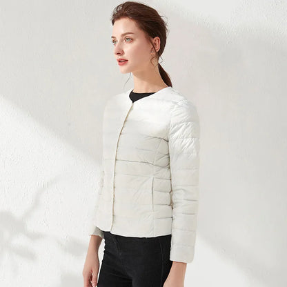 Variant image for Damjacka Quiltad Kragefri Lätt Polyester för Dam-43