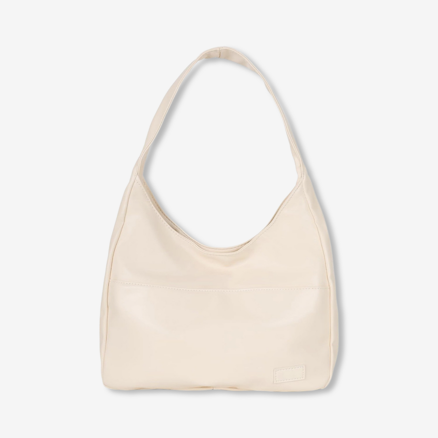 Dam Axelväska Elegant Veganskt Läder Justerbar Rem Kompakt Design-6