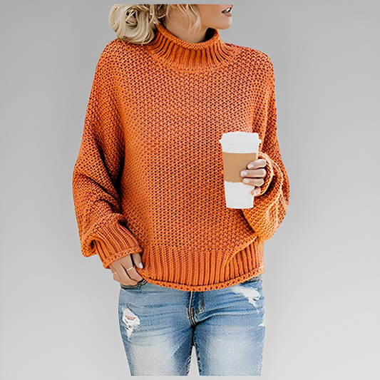 Dam Vintertröja i Akryl och Ull – Modern och Bekväm, Perfekt för Kalla Dagar, Normal Passform, Finns i Storlekar S-XL 1