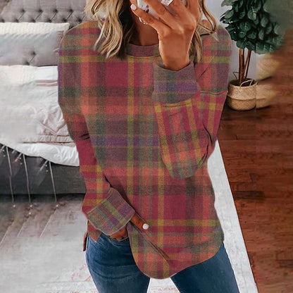 Variant image for Dam Skjorta Rutig Avslappnad 100% Bomull-1