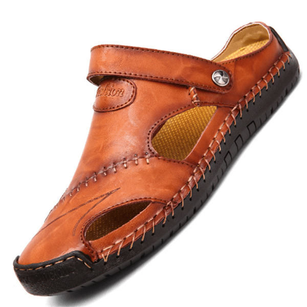 Dam Sandaler Ortopediska Läder Justerbart Fotvalvstöd-5