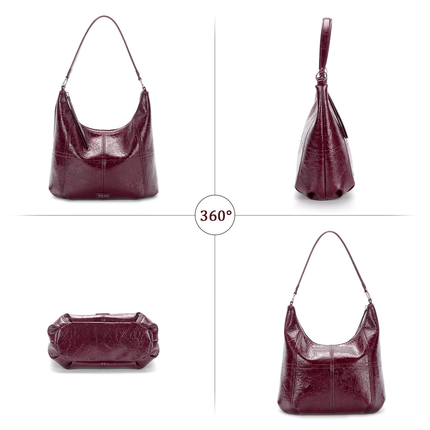 Dam Väska Vardaglig PU-läder Rymlig Design-4