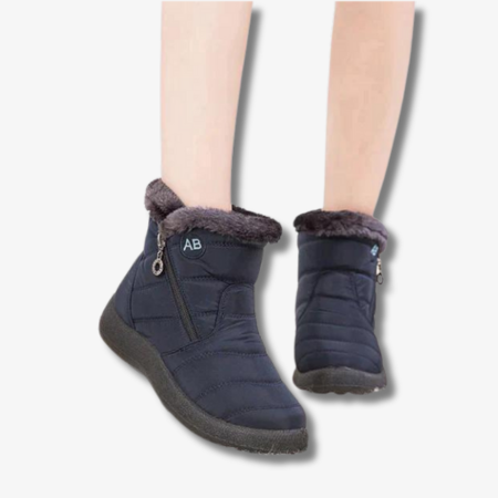 Dam Vinterstövlar Syntetiska Isolerande Komfort Stiliga Design-5