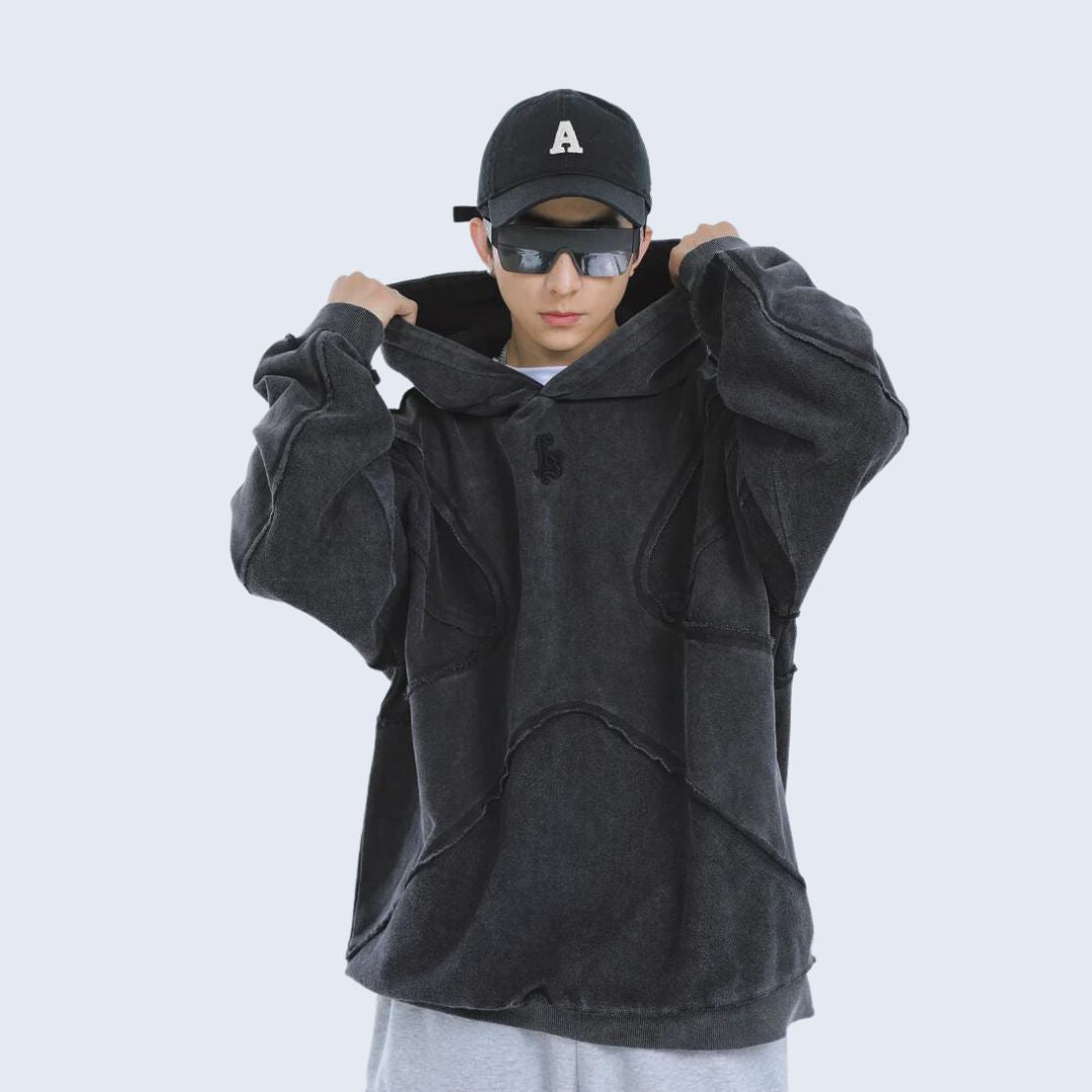 Dam Hoodie Minimalistisk Design 100% Bomull-2