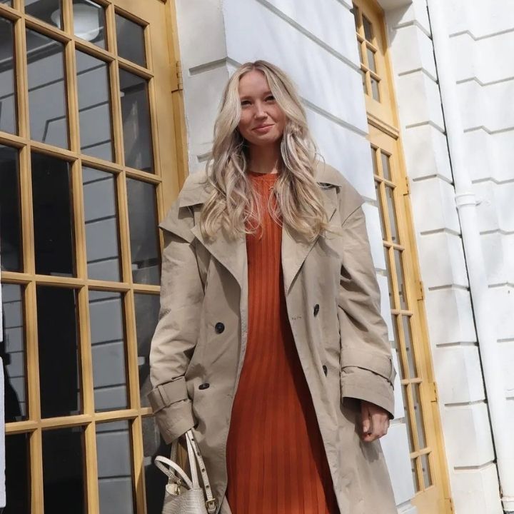 Maxiklänning Dam Vertikala Ränder Spandex Elegant Sommar-4