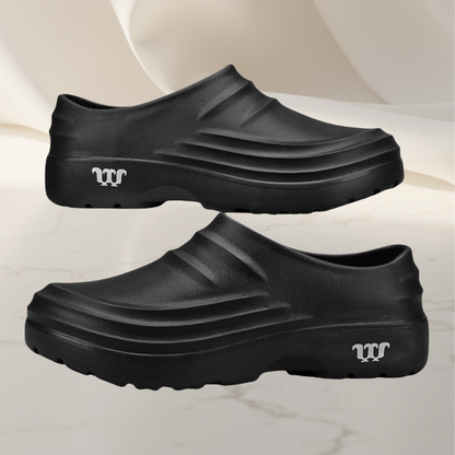 Herrens Slip-On Träskor Vadderad Komfort Trätofflor-3