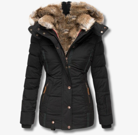 Damjacka Vinterjacka Modern Design Isolerad Polyester-1