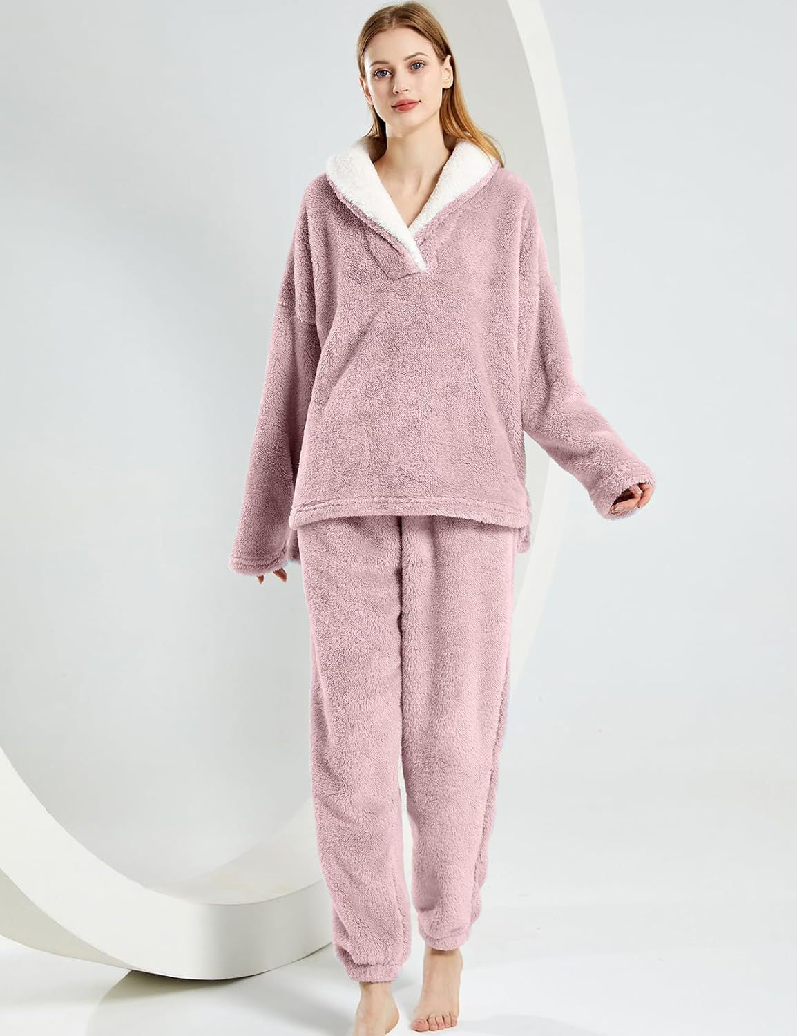 Variant image for Dam Pyjamas Set Julmotiv Plysch för Kalla Vinterkvällar-6
