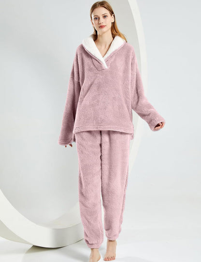 Variant image for Dam Pyjamas Set Julmotiv Plysch för Kalla Vinterkvällar-6