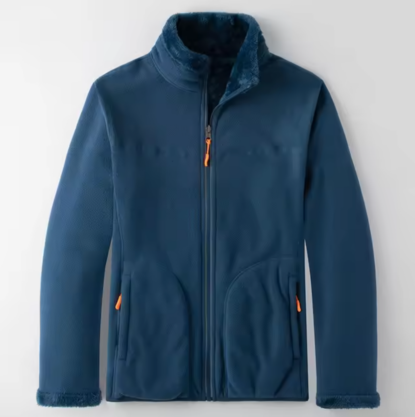 Fleecejacka Dam Dubbelsidig Avslappnat Snitt Högkvalitativt Fleece-4