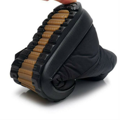 Herr Vinterskor Vattentäta Nylon med Gummisula och Mjuk Foder-4