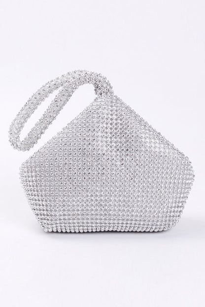 Kvinnors Clutch Väska Glittrande Strass-1