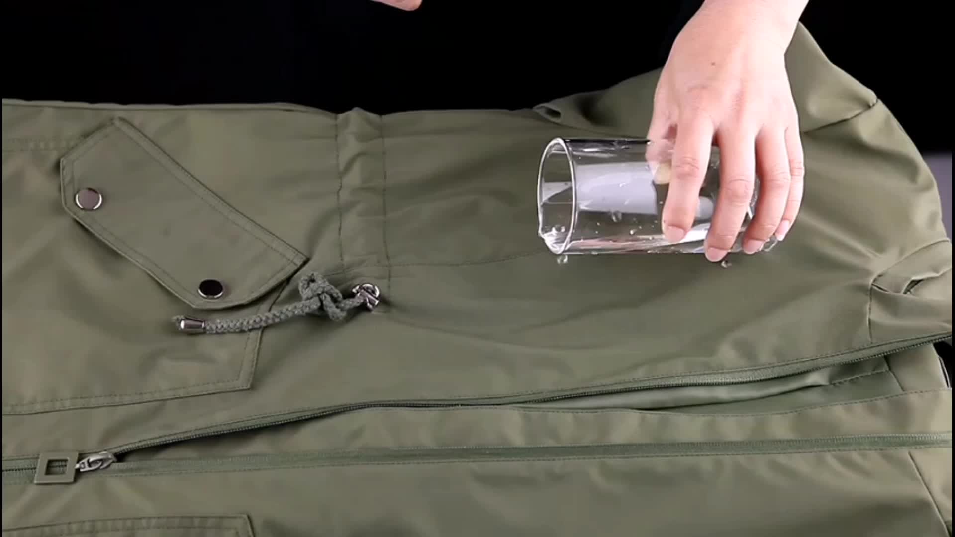 Kvinnors Frisörkappa Med Fickor Högkvalitativt Material-2