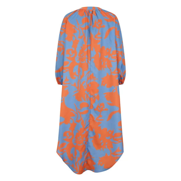 Kvinna Boho Klänning Luftig Polyester-2