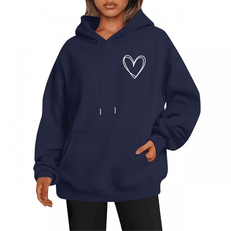 Variant image for Lång Hoodie Dam Avslappnad Design 100% Bomull-49