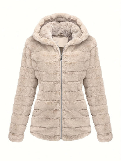 Damjacka Teddy med Huva Mjuk Teddy-Tyg-6