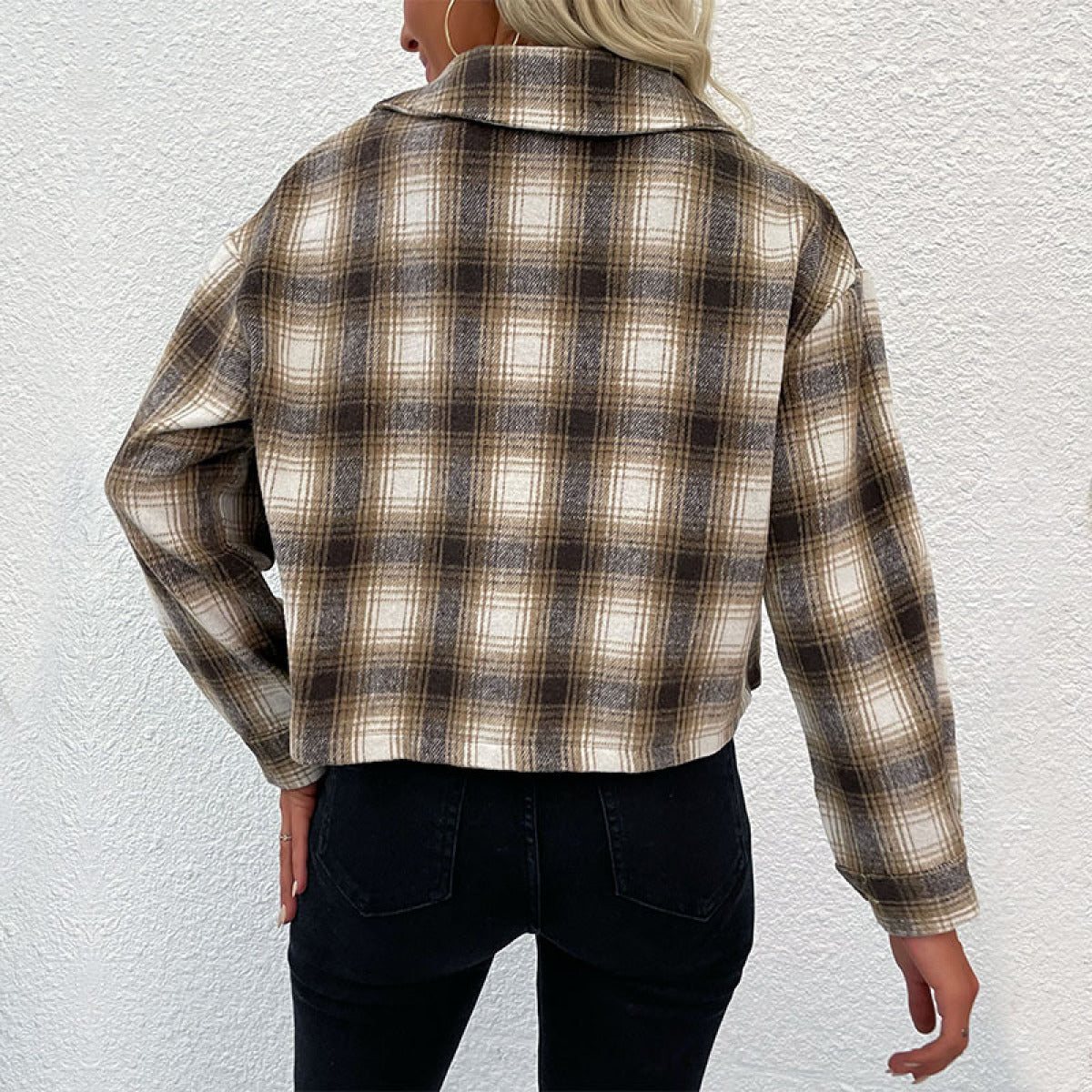Dam Vinterhorts Bekväm Casual 100% Bomull-3
