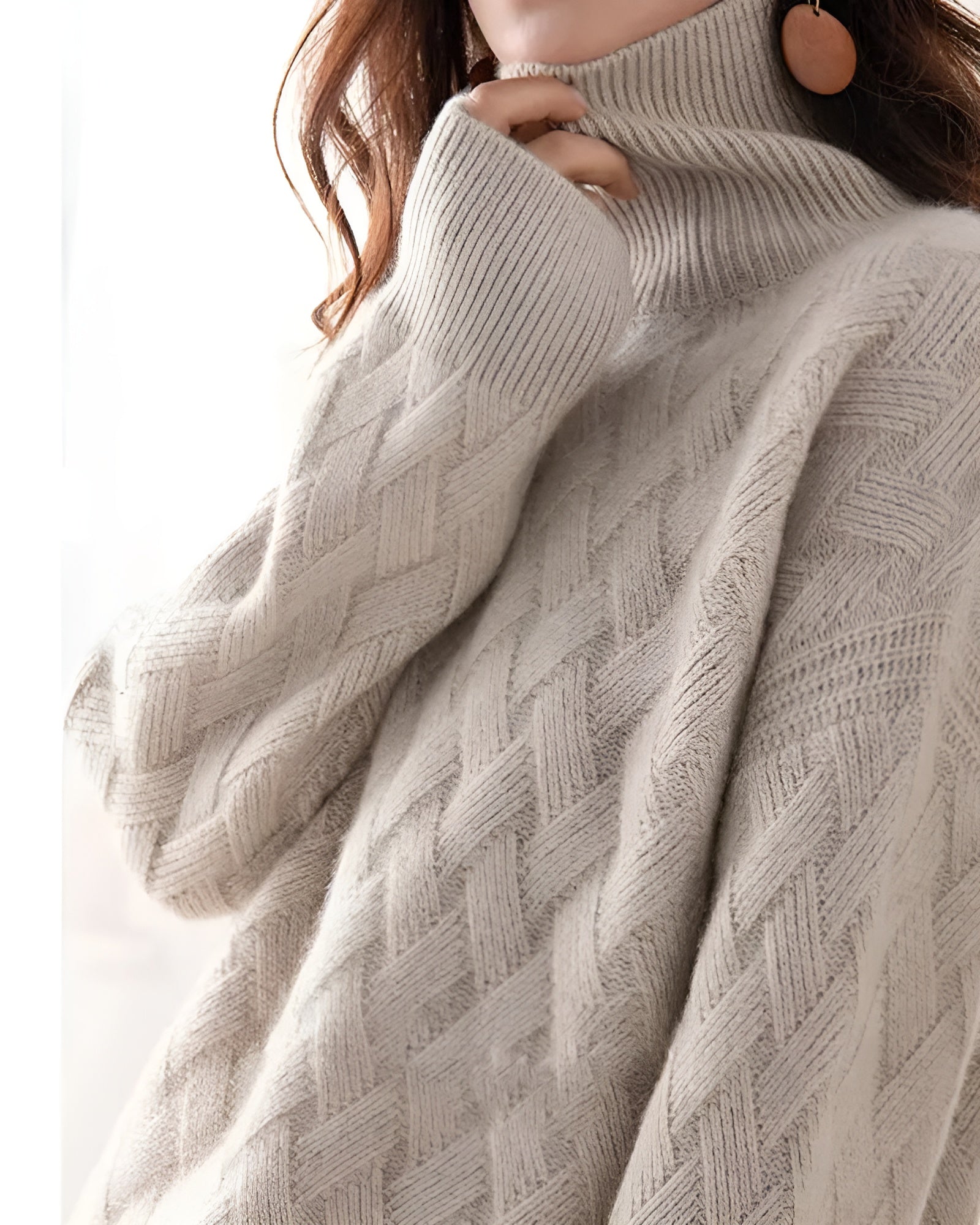 Variant image for Herr Turtleneck Tröja Premium Bomull-3