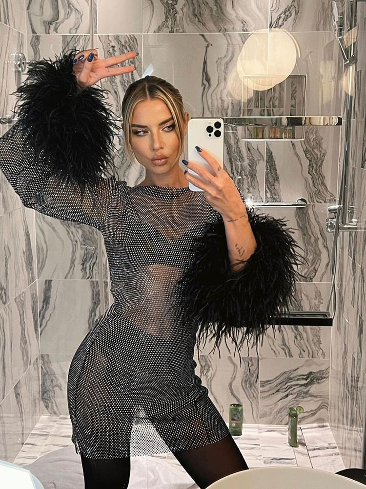 Variant image for Kvinna Elegant Klänning Ljus Andningsbar Material-4