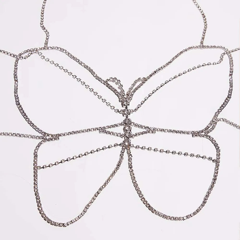 Kvinnors Kroppsmycken Geometrisk Design Koppar med Rhinestones 3