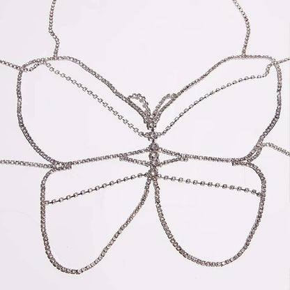 Kvinnors Kroppsmycken Geometrisk Design Koppar med Rhinestones 3