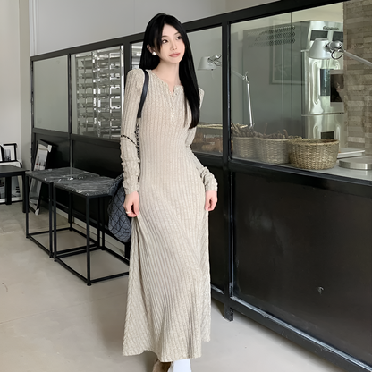 Fina Dam Klänningar Tidlös Design Andningsbart Material-3