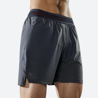 Herr Shorts Sportiga Tvådelad Set Polyester-2