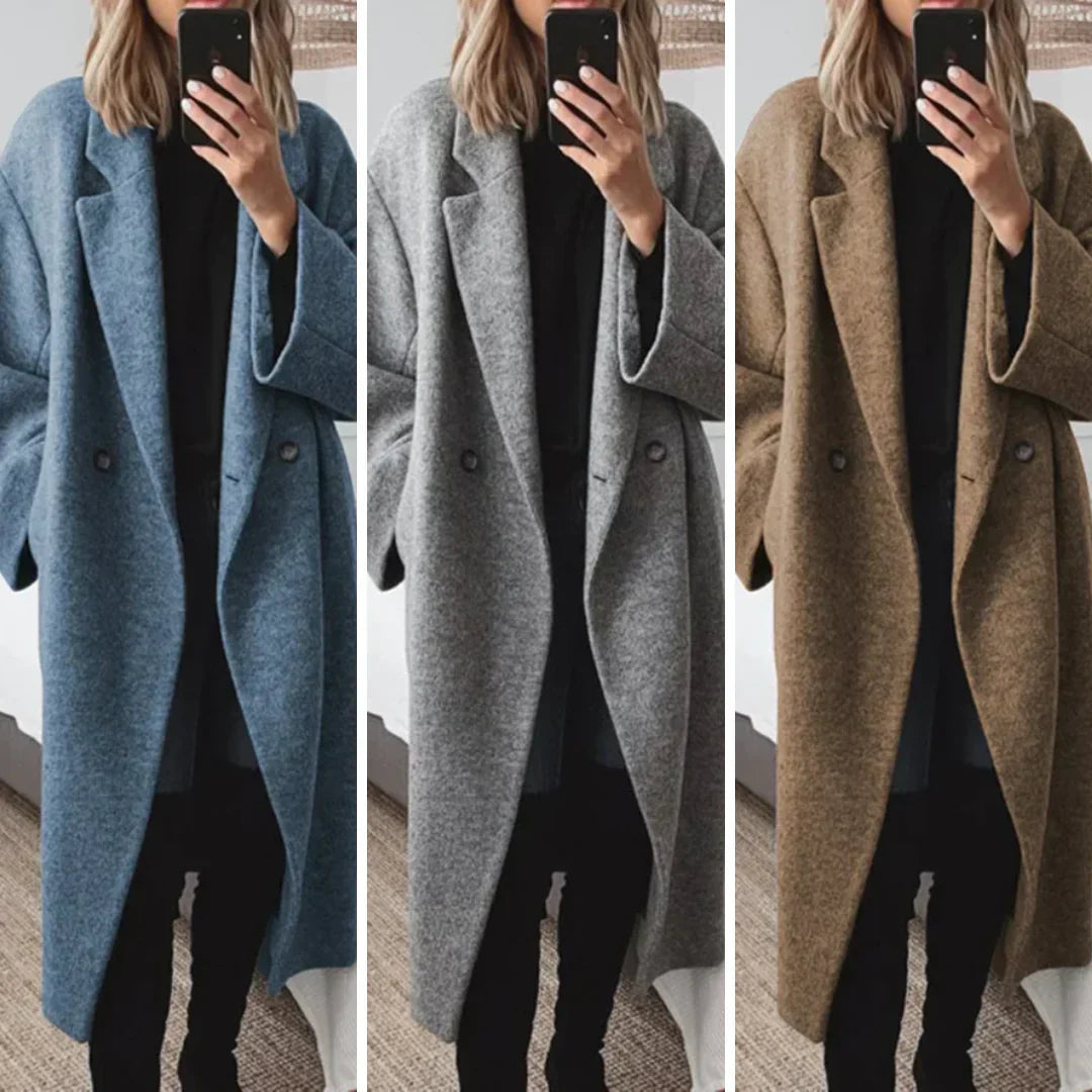 Kvinnors Elegant Kappa i Högkvalitativ Ullblandning-2