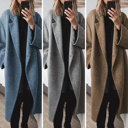 Kvinnors Elegant Kappa i Högkvalitativ Ullblandning-2