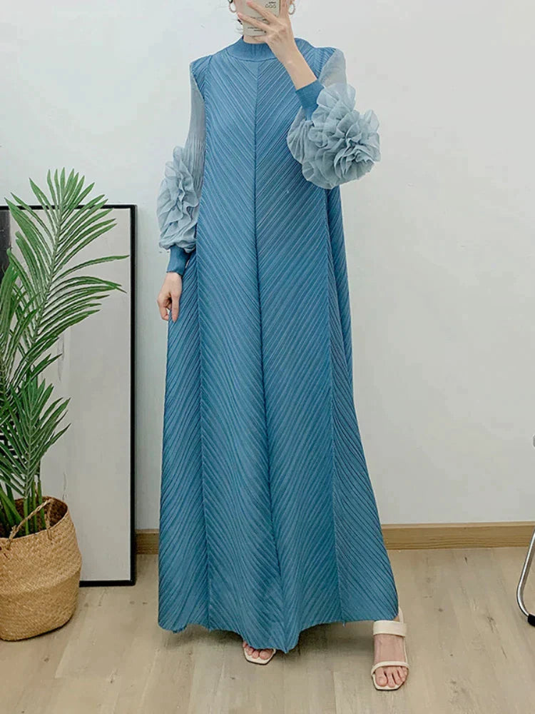 Variant image for Maxiklänning Dam Elegant Polyester Lång Klänning för Vardags och Fest-7