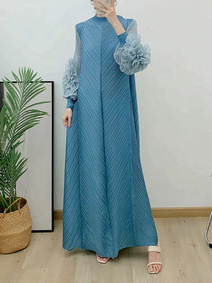 Variant image for Maxiklänning Dam Elegant Polyester Lång Klänning för Vardags och Fest-7