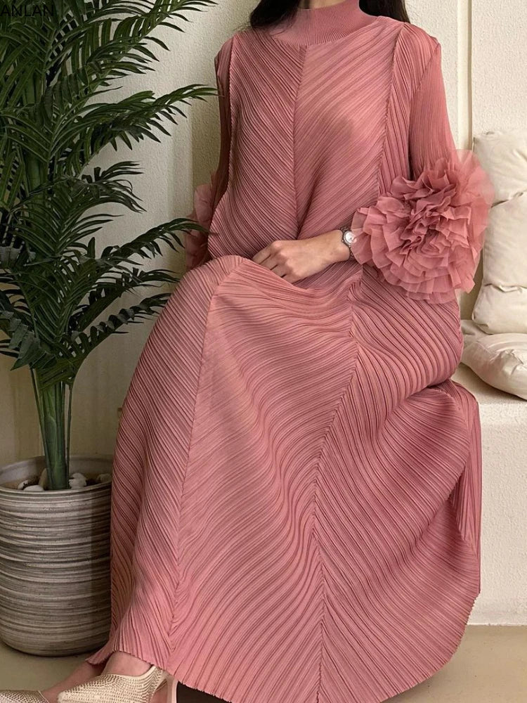 Variant image for Maxiklänning Dam Elegant Polyester Lång Klänning för Vardags och Fest-3