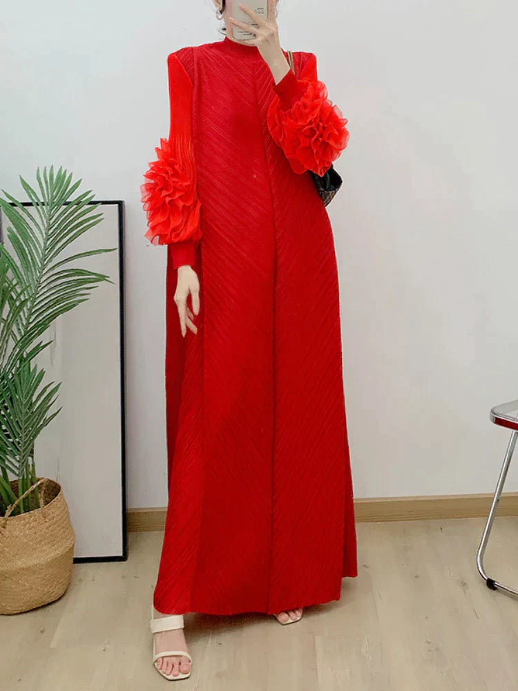 Maxiklänning Dam Elegant Polyester Lång Klänning för Vardags och Fest-6