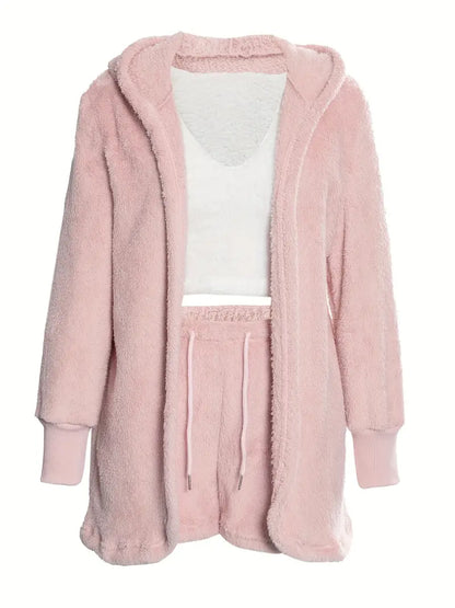 Dam Pyjamas Set Mjuk Bomull för Avslappning och Sömn-3